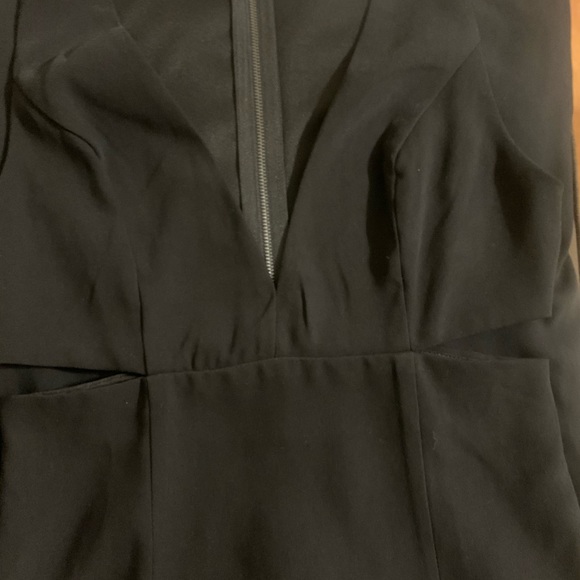 DO + BE Black Cutout Midi Dress S Small NWT New - Picture 2 of 3